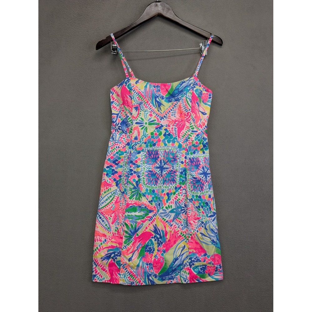 Lilly Pulitzer Colorful Printed Midi Dress